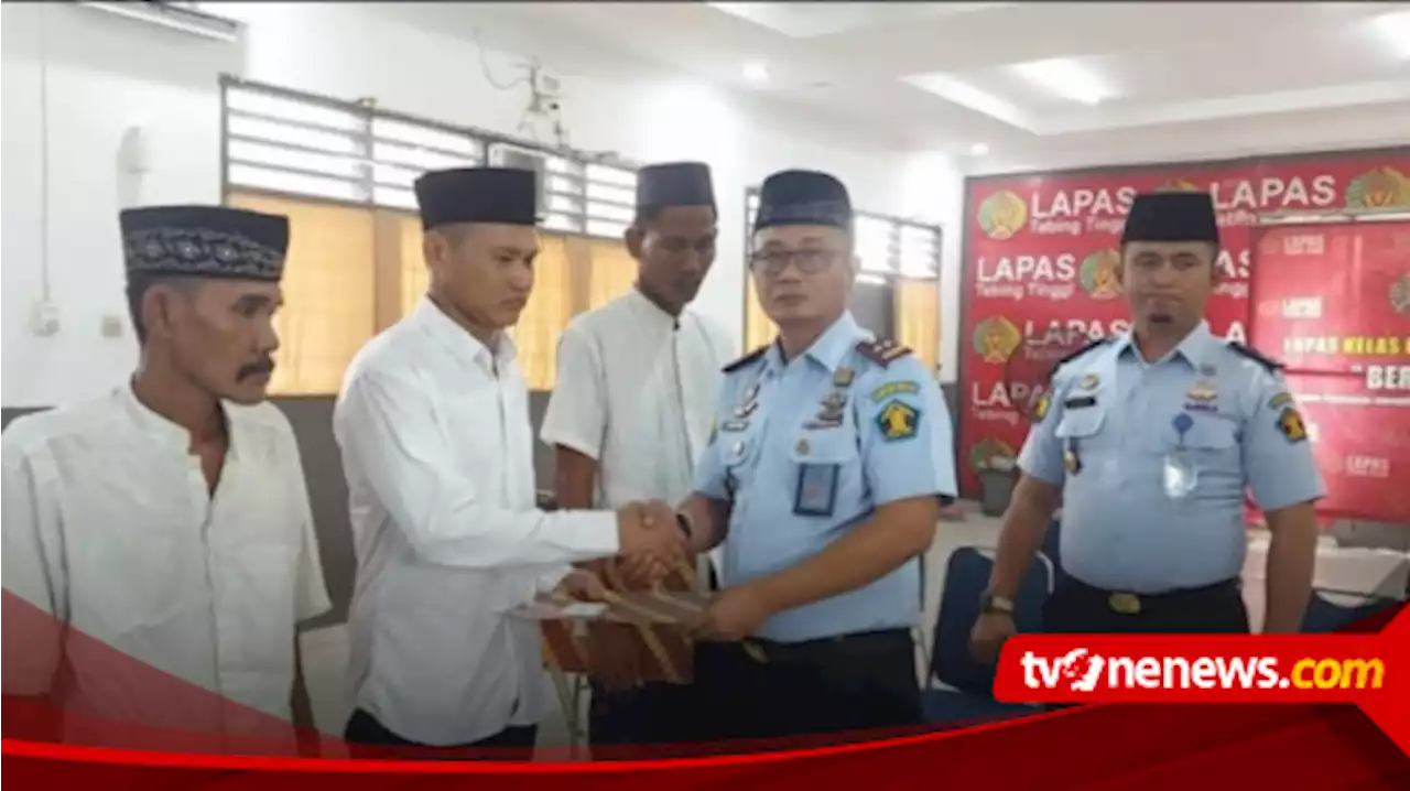 823 WBP Lapas Kelas IIB Tebingtinggi Terima Remisi Idulfitri 1444 H, 1 Orang Langsung Bebas