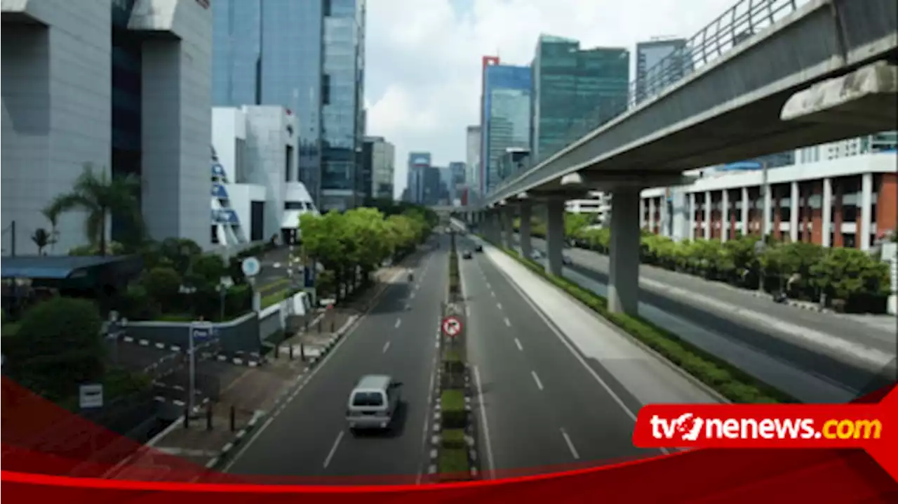 Berita Foto: Momen Sepinya Jalan di Jakarta Ditinggal Warga Mudik