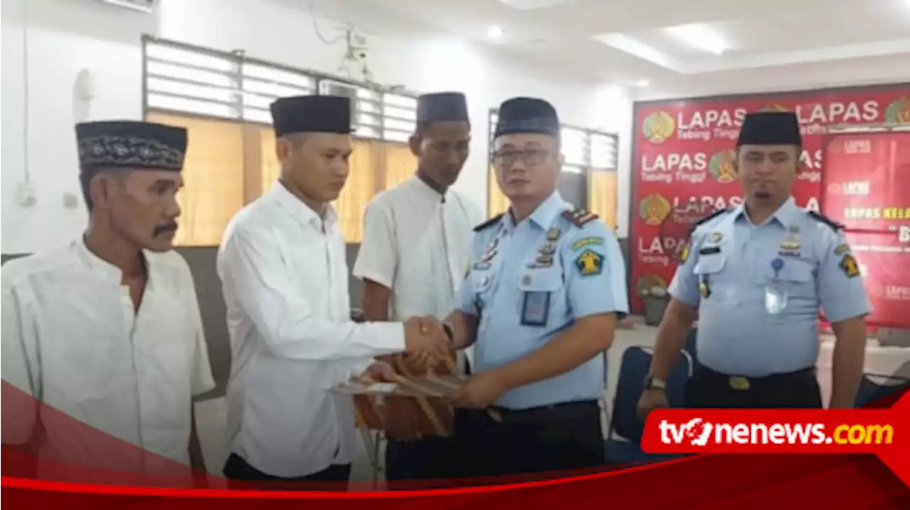 Sebanyak 823 WBP Lapas Kelas II B Tebingtinggi Terima Remisi Idul Fitri, Satu Orang WBP Langsung Bebas