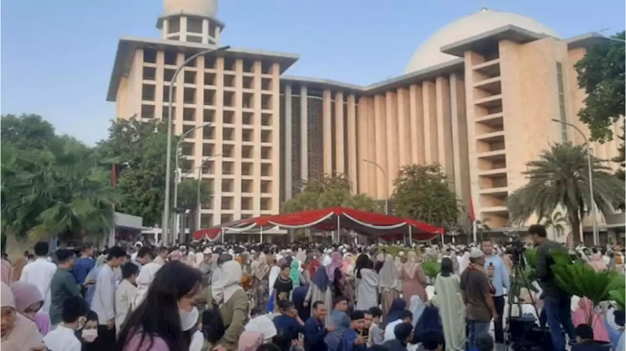 Salat Idul Fitri di Masjid Istiqlal, ada Wapres Maruf Amin, Jusuf Kalla hingga Anies Baswedan