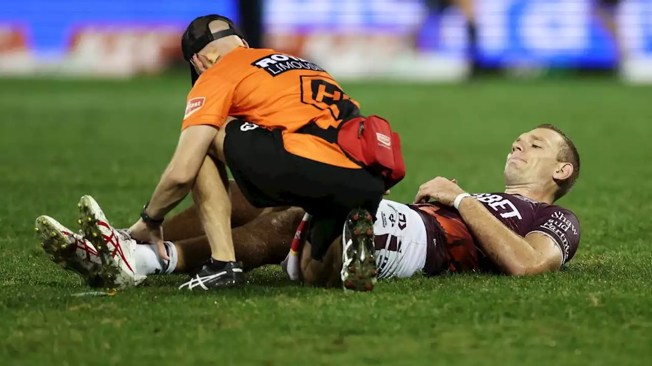 Manly star heading for scans after 'horror luck'