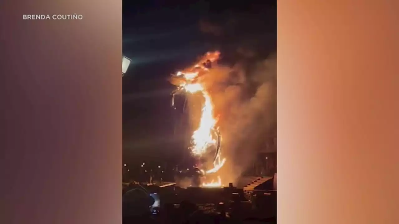 Disneyland's animatronic dragon bursts into flames during 'Fantasmic' show; no injuries reported