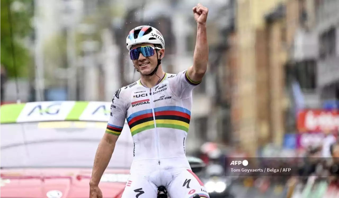 Evenepoel gana la Lieja Bastoña Lieja y un colombiano se mete en el podio