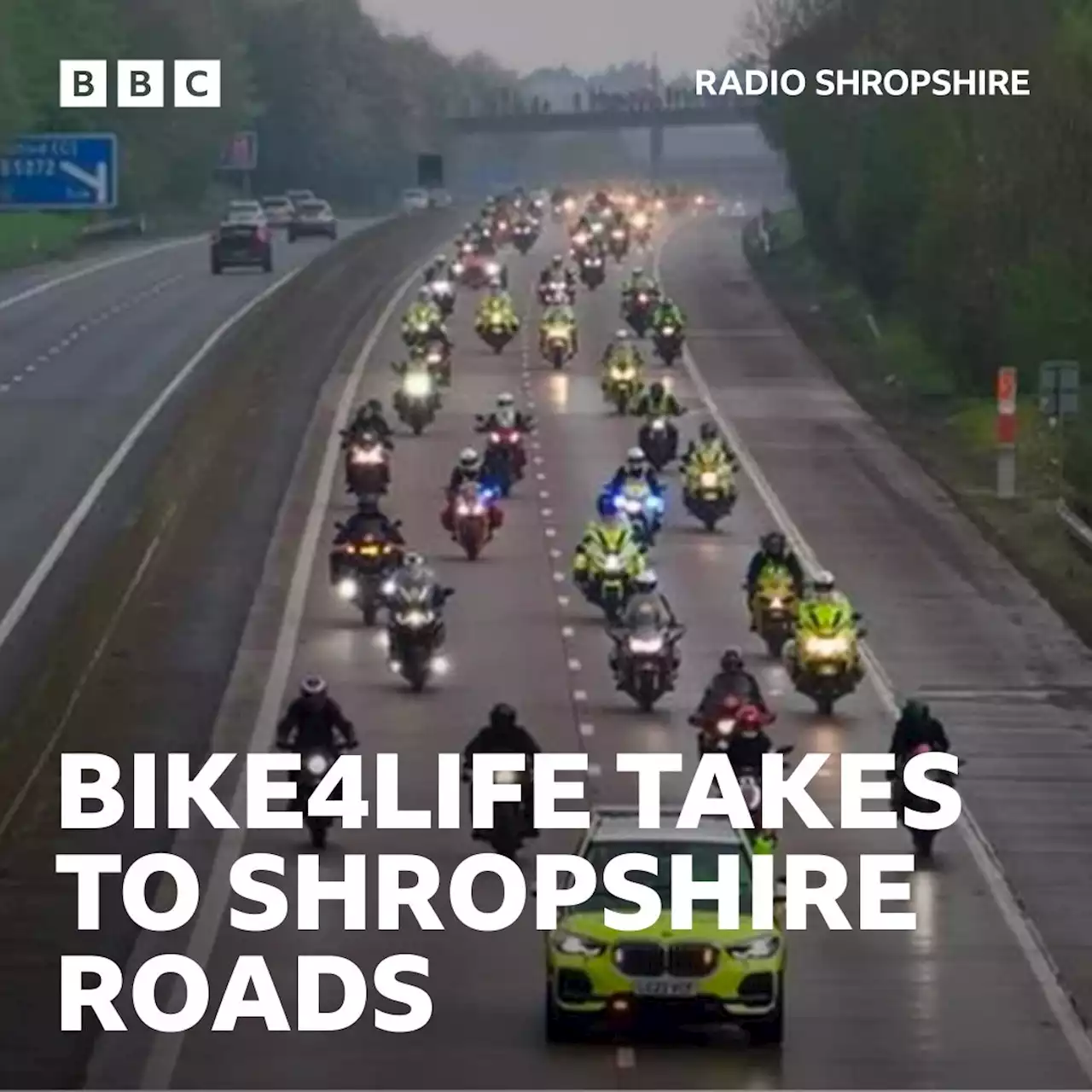 Thousands of bikers take part in Shropshire charity ride