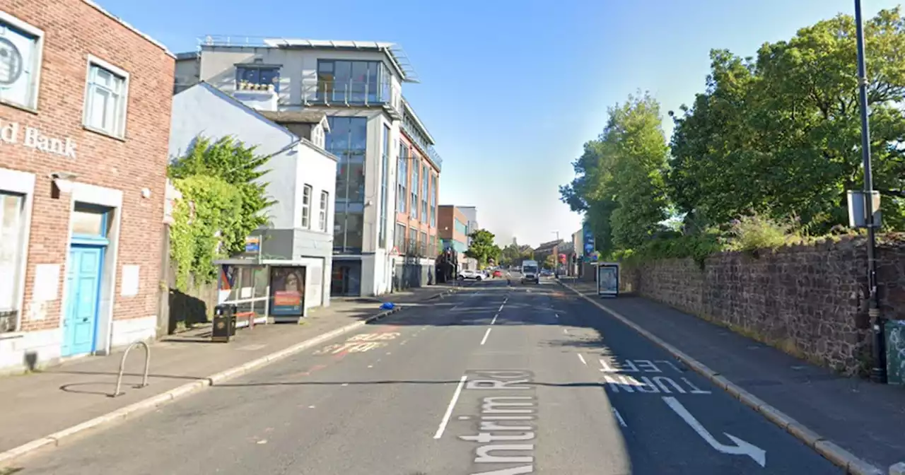 North Belfast arrest after car found on its roof