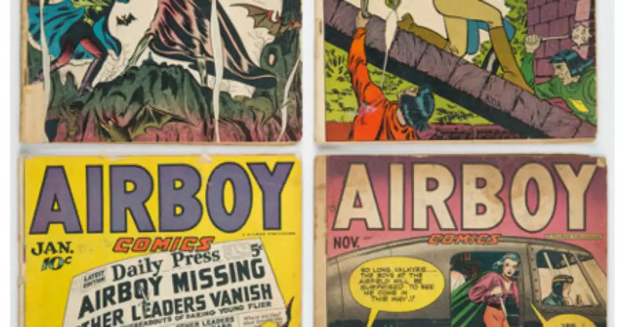 Several Classic Hillman Issues of Airboy and Valkyrie, up for Auction