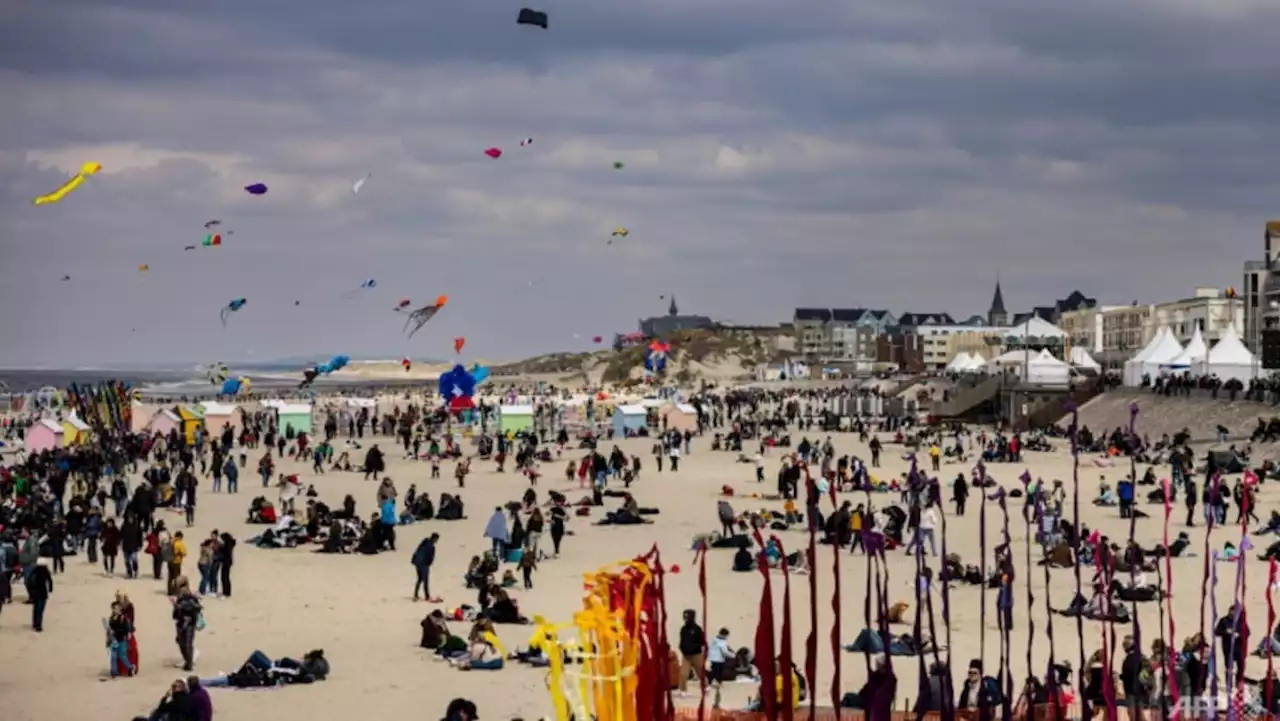 Four badly hurt after car hits crowd at French kite festival