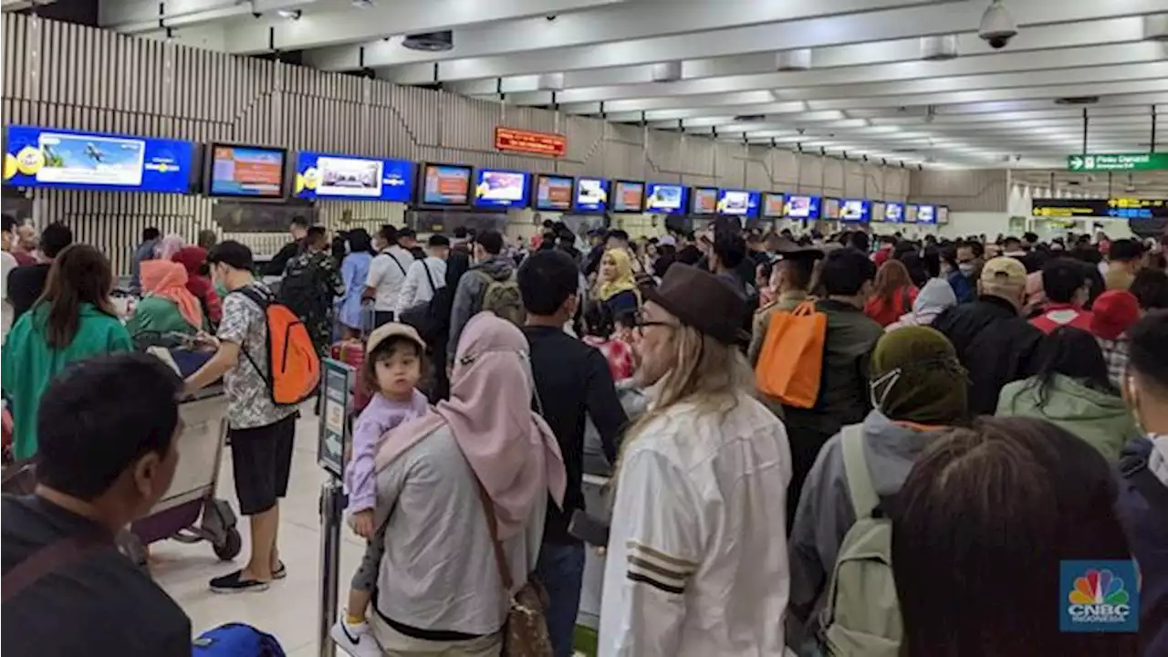 H+2 Lebaran Bandara Soetta Padat Pemudik, Ini Penampakannya