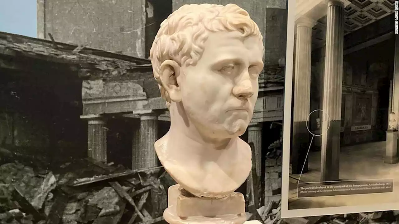 An ancient Roman bust purchased for $34.99 at Texas Goodwill is headed back to Germany