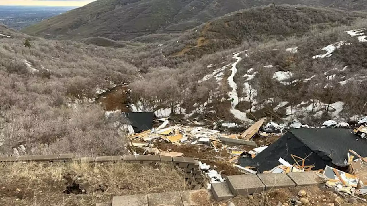 Two Utah homes slide off cliff, prompting evacuation | CNN