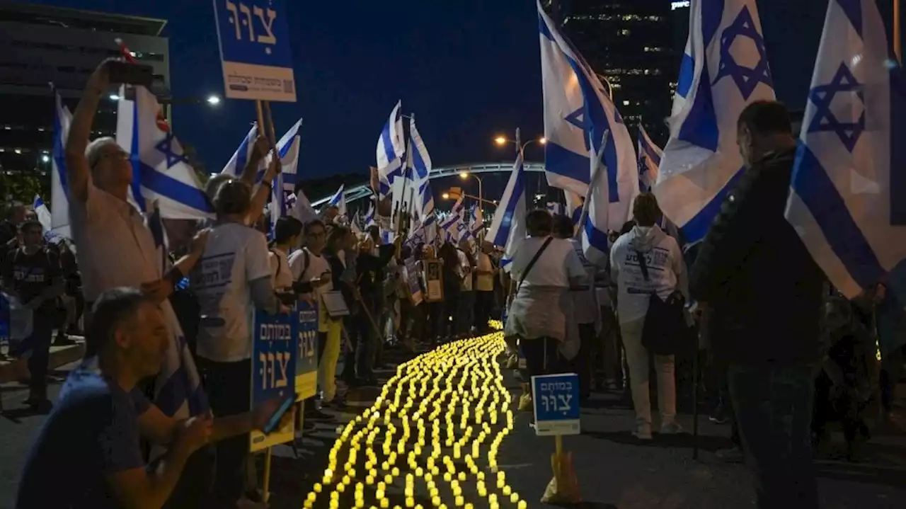 Israelis protest legal changes before nation's 75th birthday