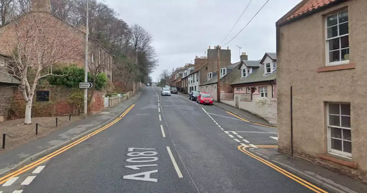 Elderly cyclist rushed to hospital after crash with car in Scots town