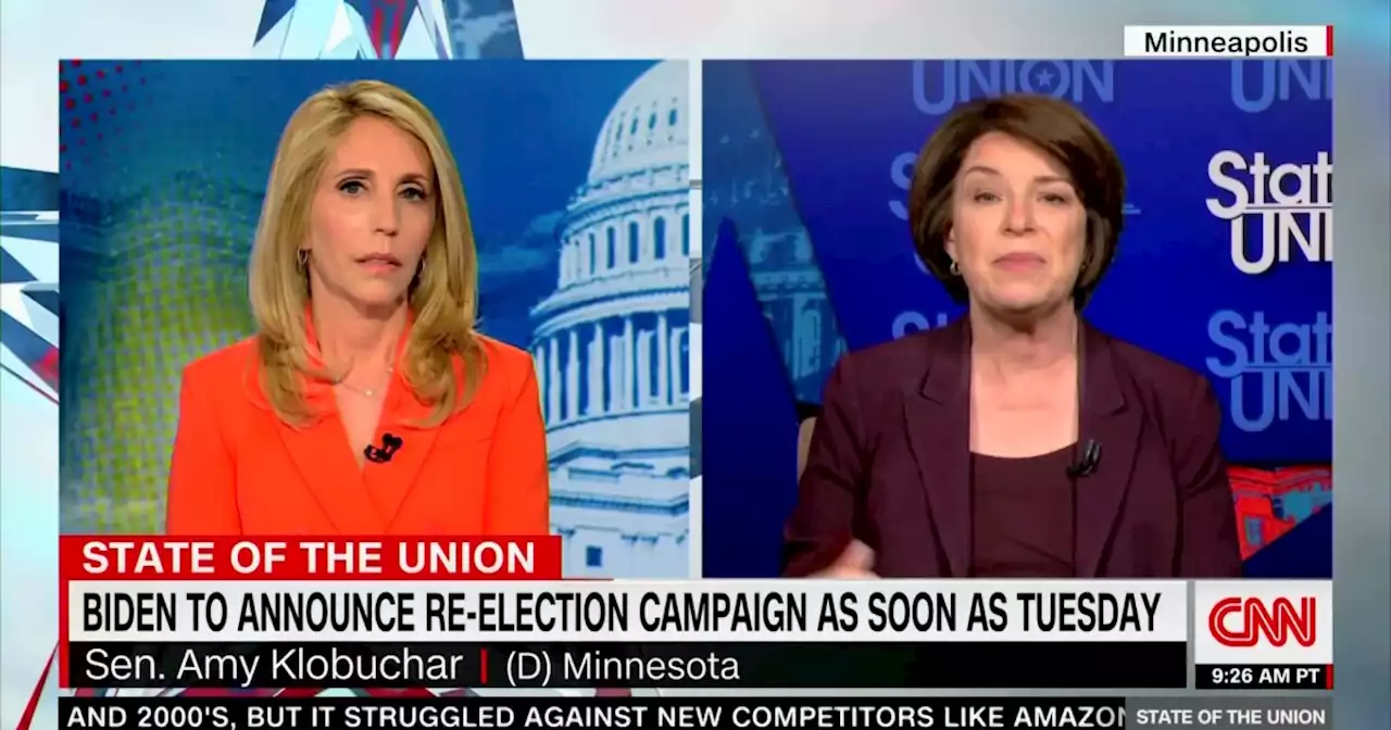 WATCH: Klobuchar touts Biden's 'strong record' ahead of president's reelection announcement