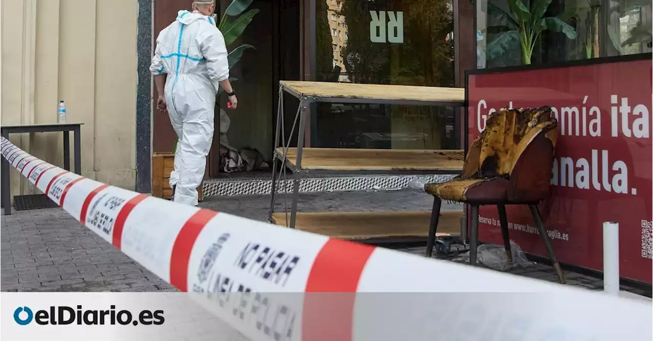 Una pizza flambeada y la decoración, detonantes del fuego que convirtió en 'una ratonera' el restaurante de Madrid