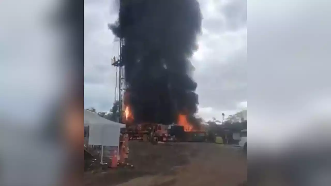 Al menos cinco heridos por explosión de pozo petrolero en Barrancabermeja