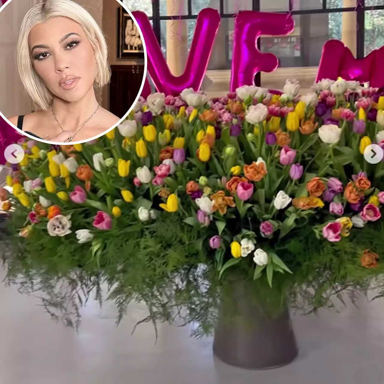 Kourtney Kardashian Responds to Criticism Over Her Birthday Flowers - E! Online