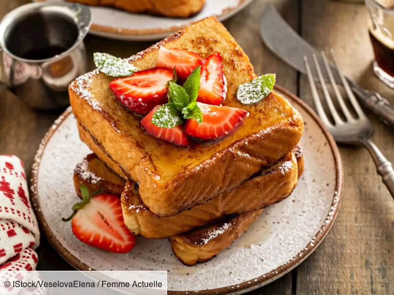 Pain perdu aux fraises façon croque-monsieur : la recette super gourmande de Laurent Mariotte