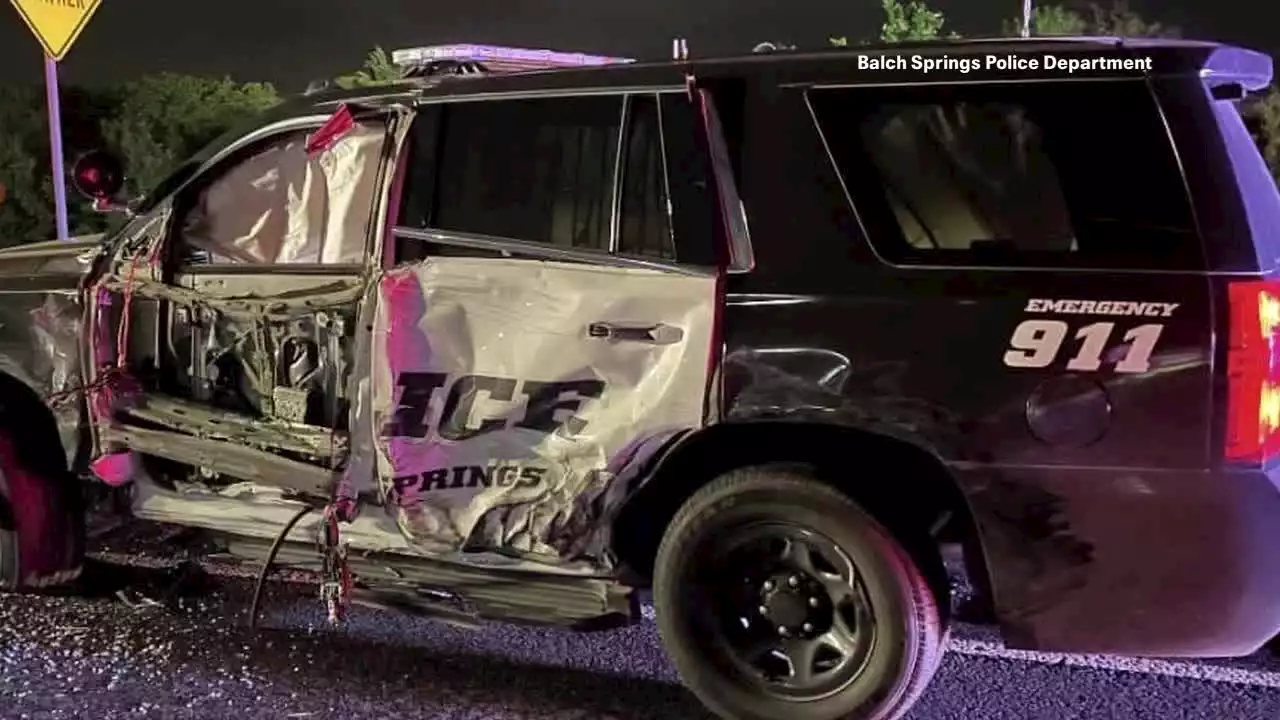 DWI suspect arrested after crashing into Balch Springs police vehicle