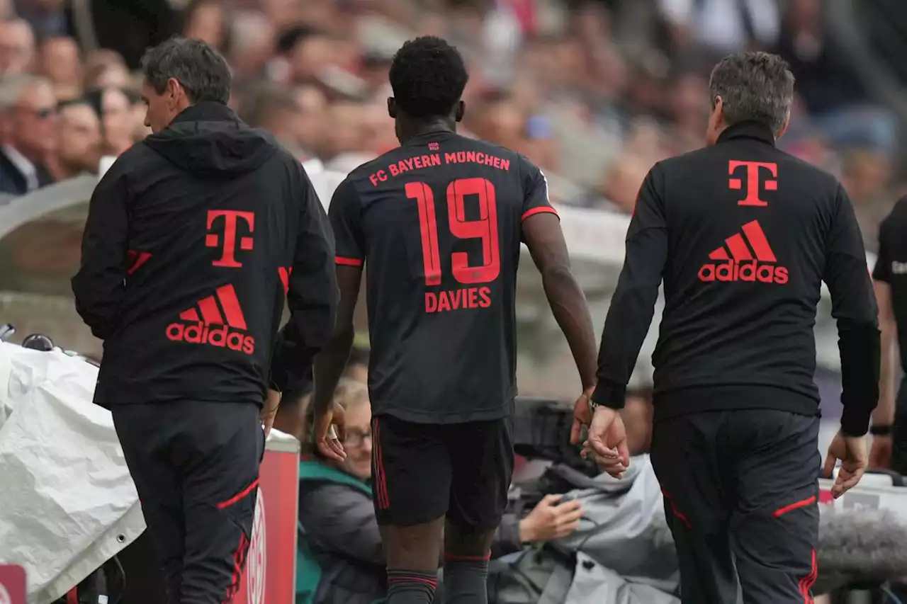 Bayern Munich defender Alphonso Davies out with thigh injury