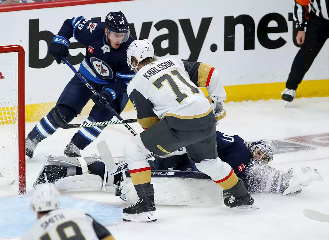 Golden Knights spoil Jets spirited comeback with 5-4 win in double overtime