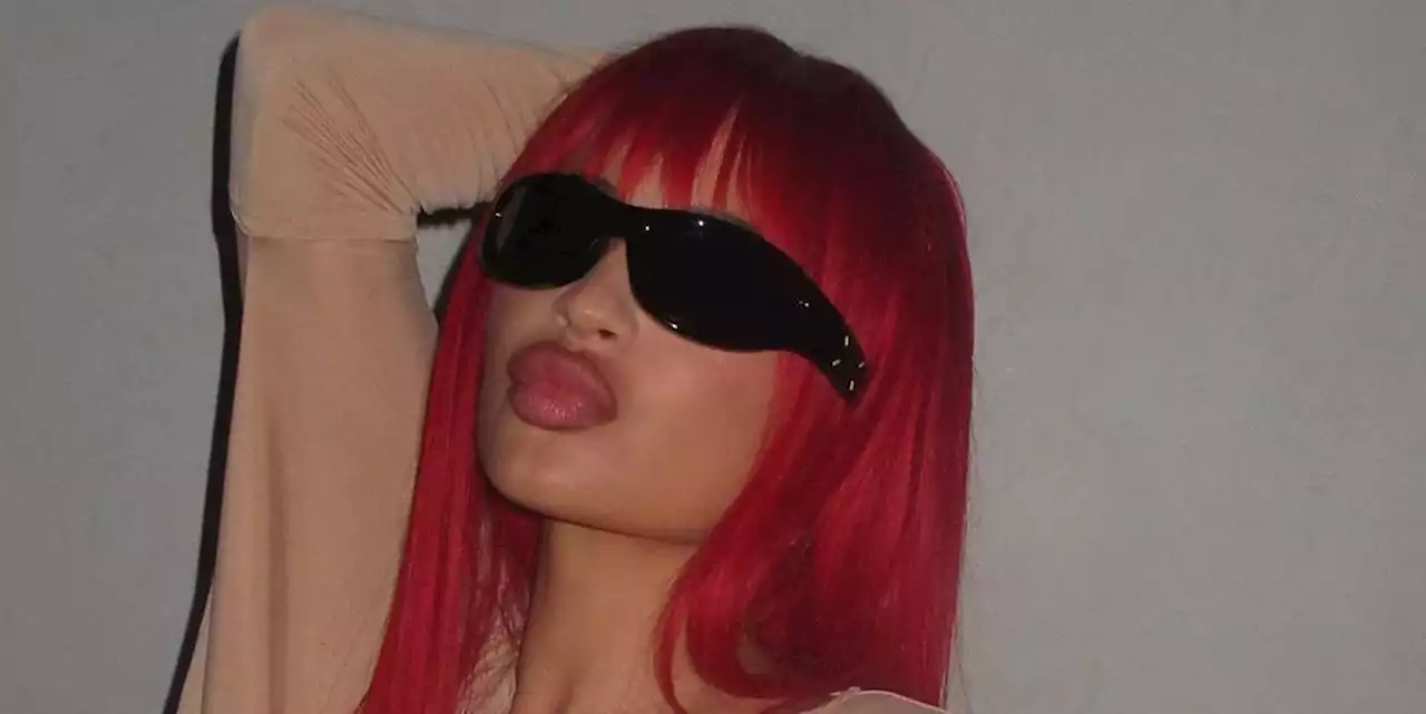 Kylie Jenner Returns to Her King Kylie Era in a Bright Red Wig