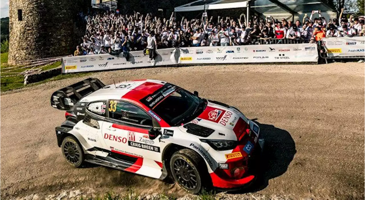 Wrc, Evans (Toyota) nuovo leader del Rally di Croazia davanti a Tänak (Ford) e Lappi (Hyundai).