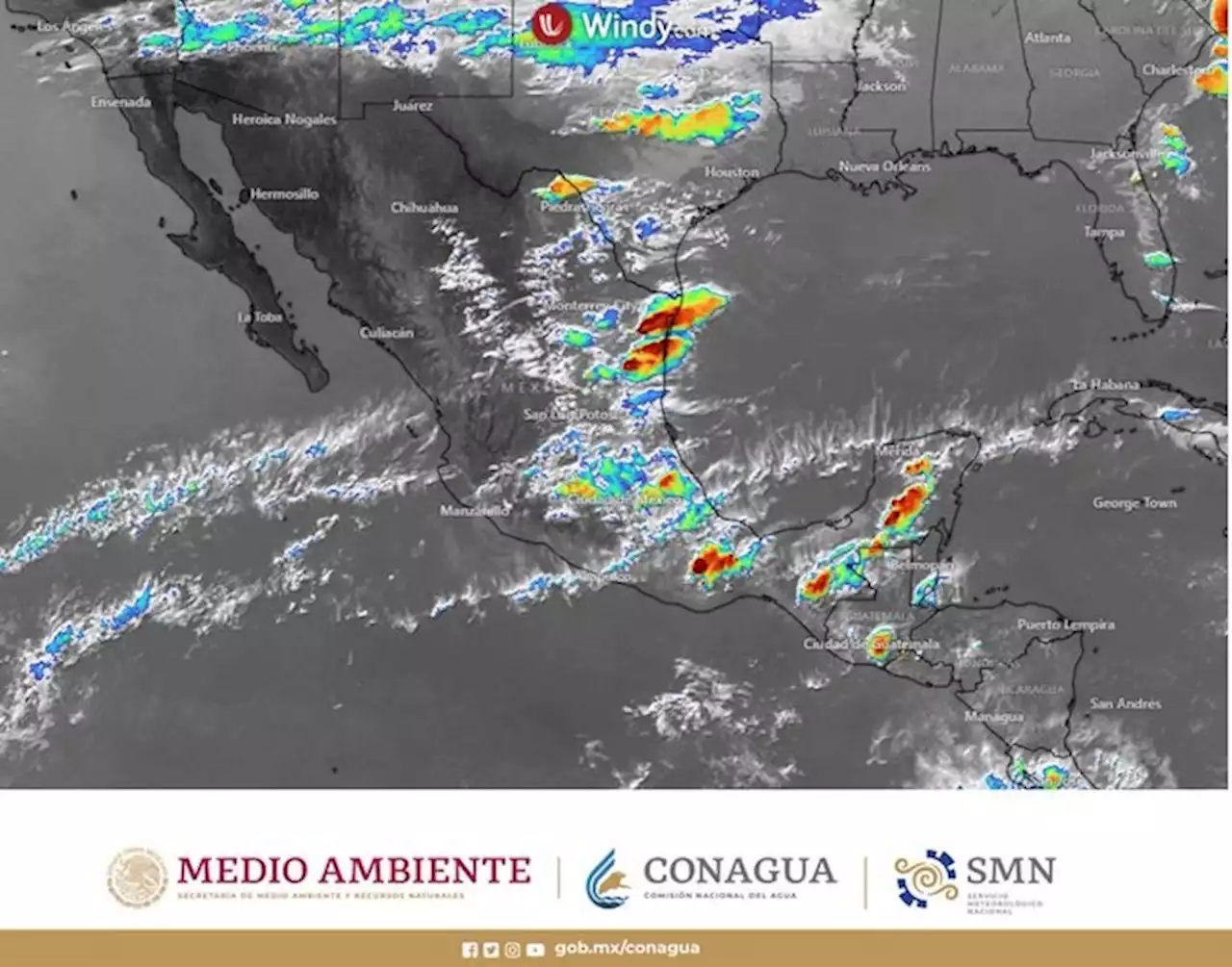 Frente Frío 50 seguirá provocando lluvias en la mitad del país