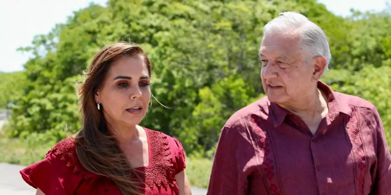 AMLO y Mara Lezama revisan avance en proyectos prioritarios de desarrollo y movilidad en Quintana Roo