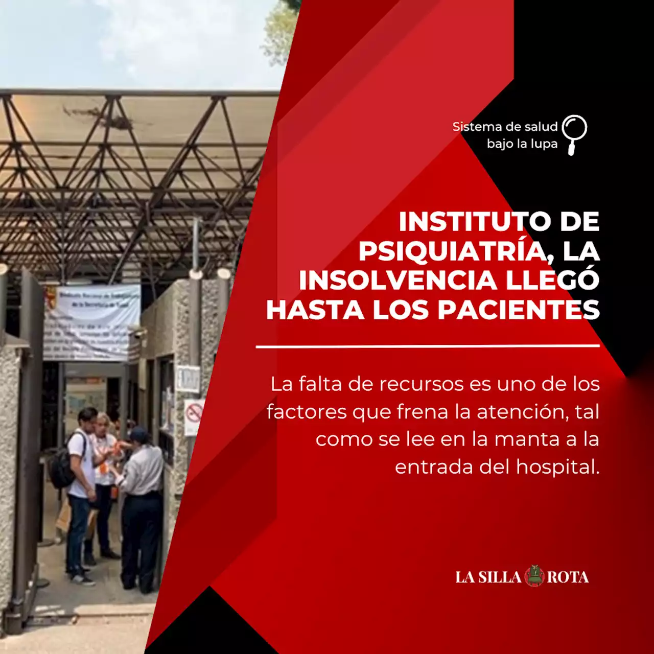 Instituto de Psiquiatría, la insolvencia llegó hasta los pacientes