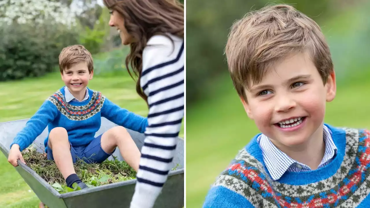 Prince of Wheels: New photos of beaming birthday boy Louis released to mark royal turning five