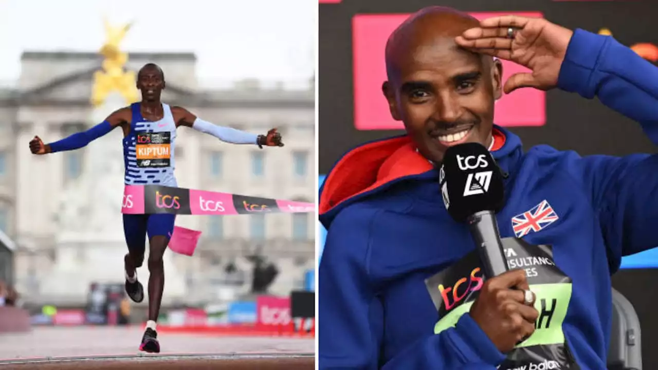 Mo Farah bows out as London Marathon record smashed by Kenyan athlete Kelvin Kiptum