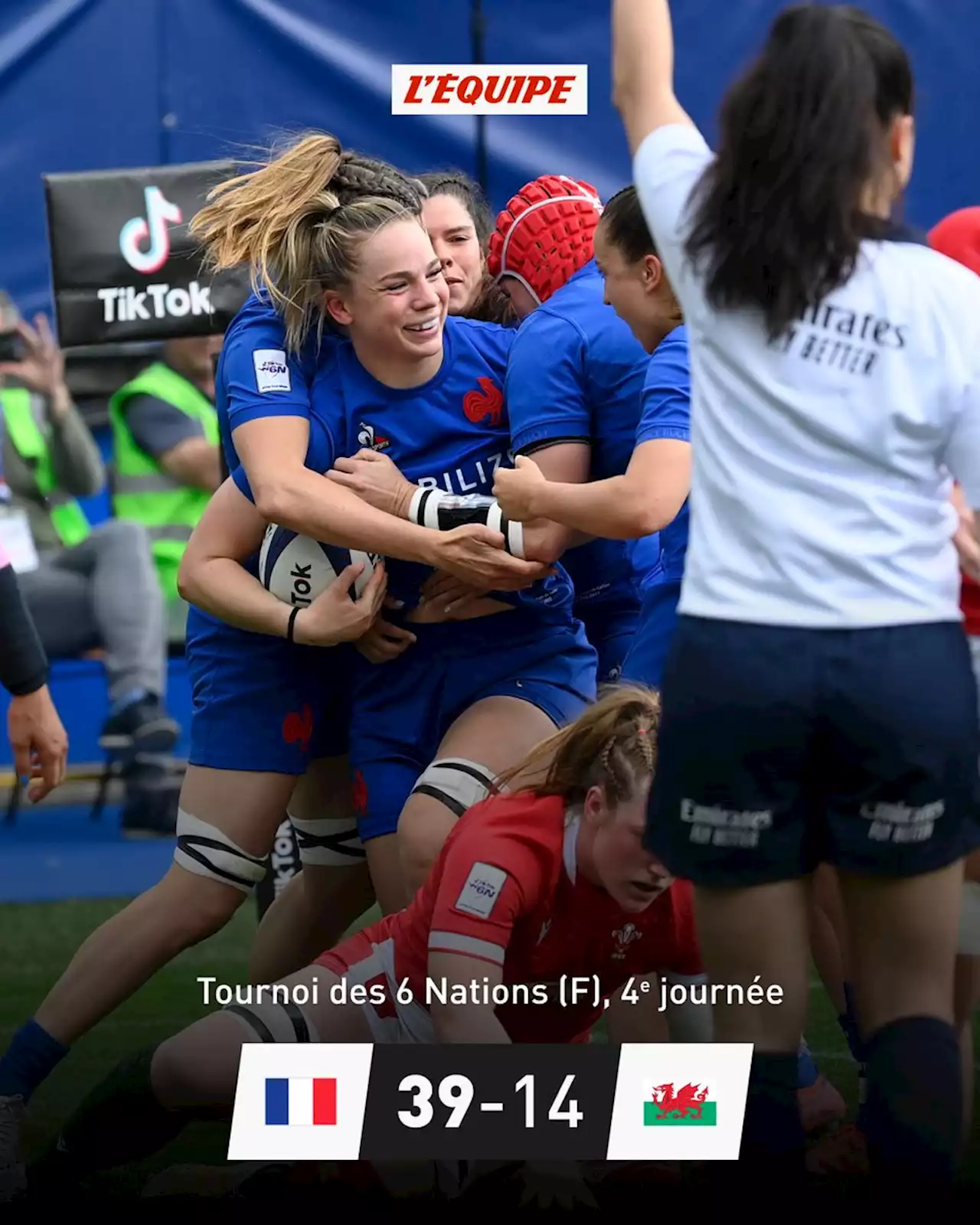 Les Bleues enchaînent avec un quatrième succès face aux Galloises avant le Crunch