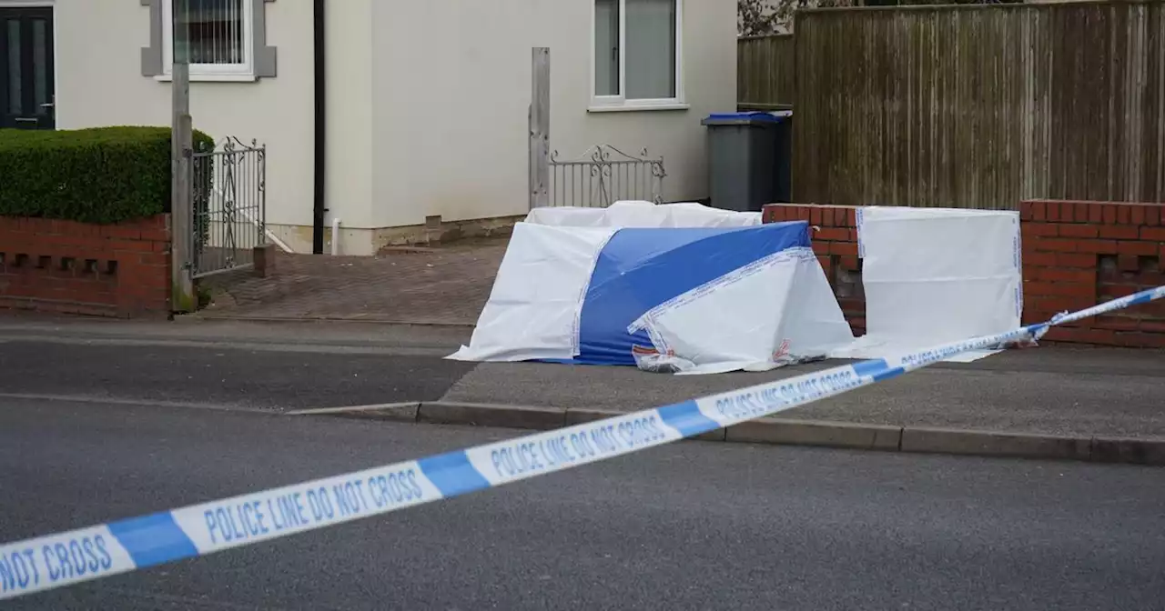 Forensic tent on Blackpool street as police guard scene of 'unexplained' death