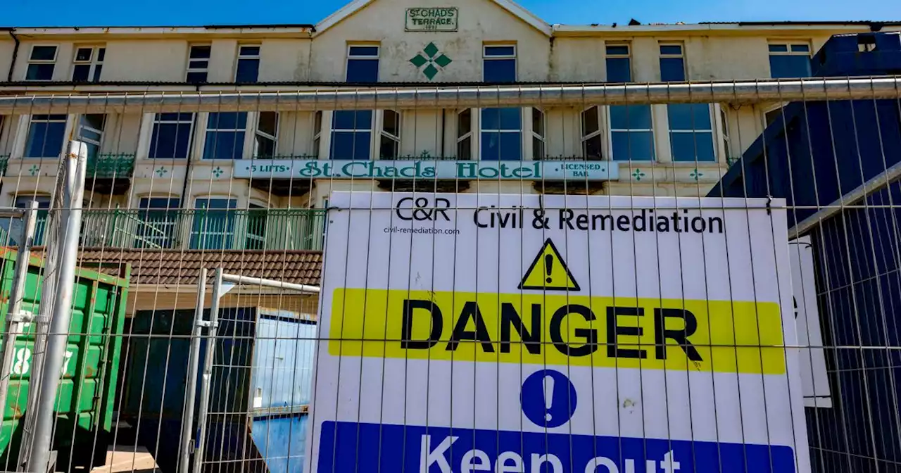 Hotel demolition will change the face of town as residents 'fear for the future'