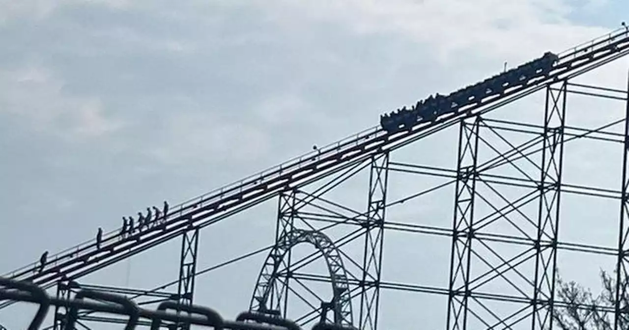 Passengers forced to walk down Pleasure Beach ride after it stops again