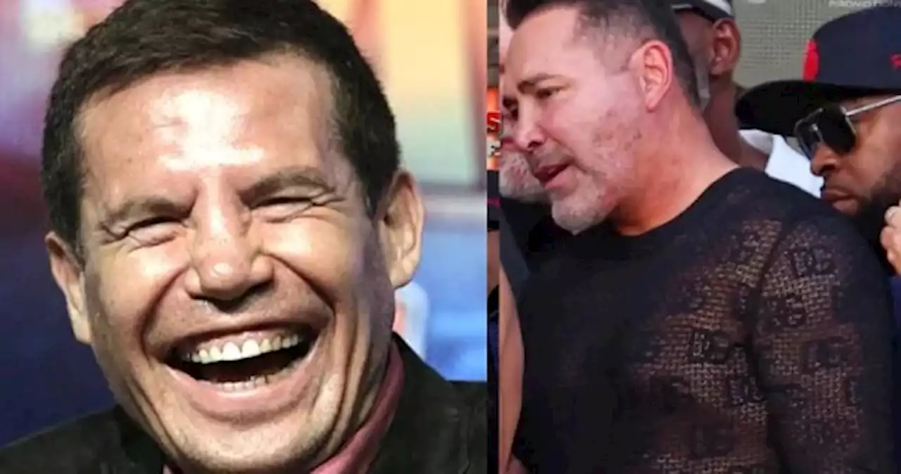 Julio Cesar Chávez se burló de la playera de Oscar de la Hoya