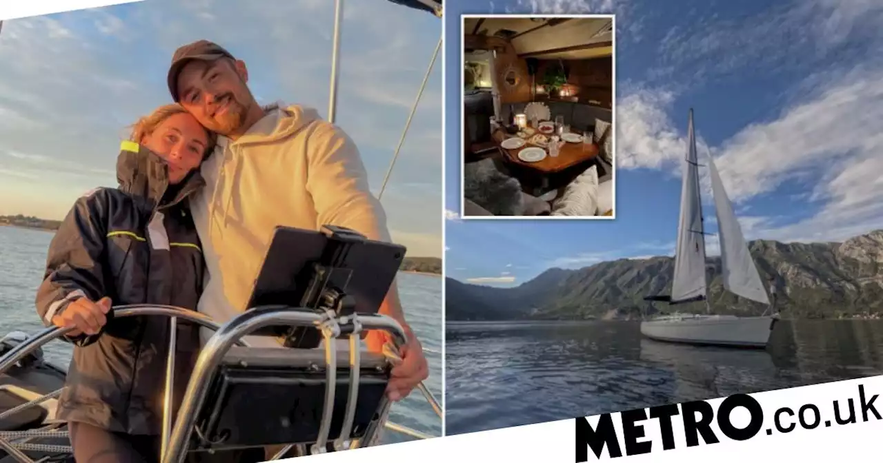 Couple save over £3,000 a month after transforming boat into dream home