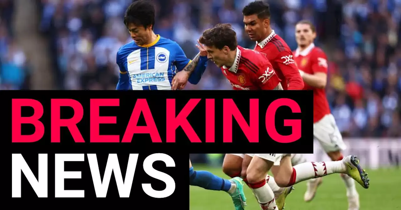 Man Utd to meet Man City in FA Cup final after beating Brighton on penalties