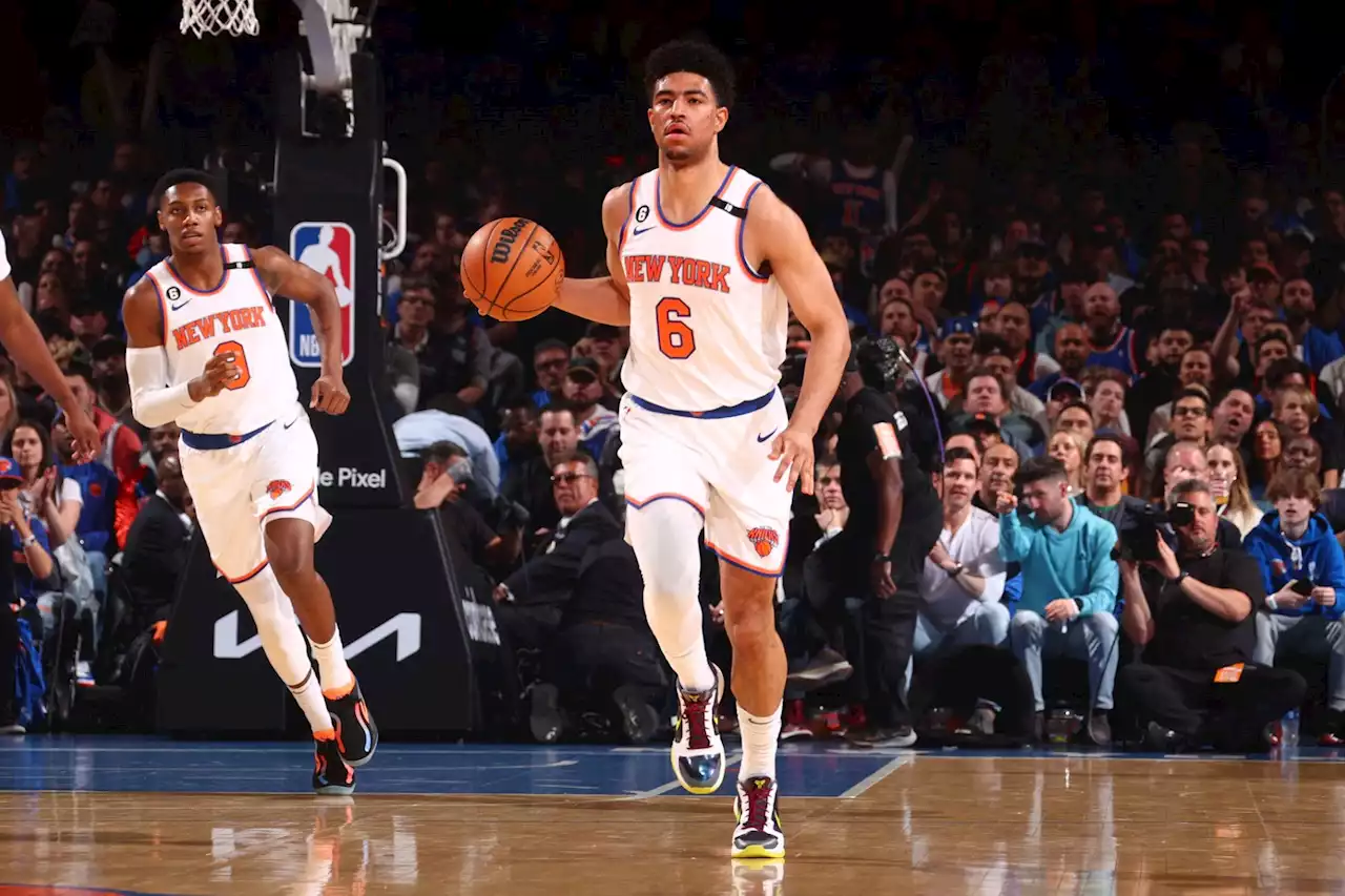 Knicks’ Quentin Grimes misses Game 4 vs. Cavaliers with injury