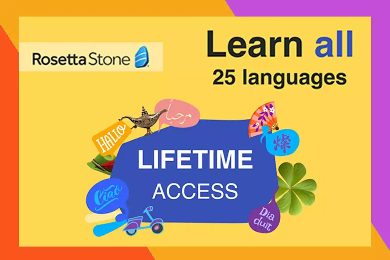 Learn with a lifetime subscription to Rosetta Stone, now only $162