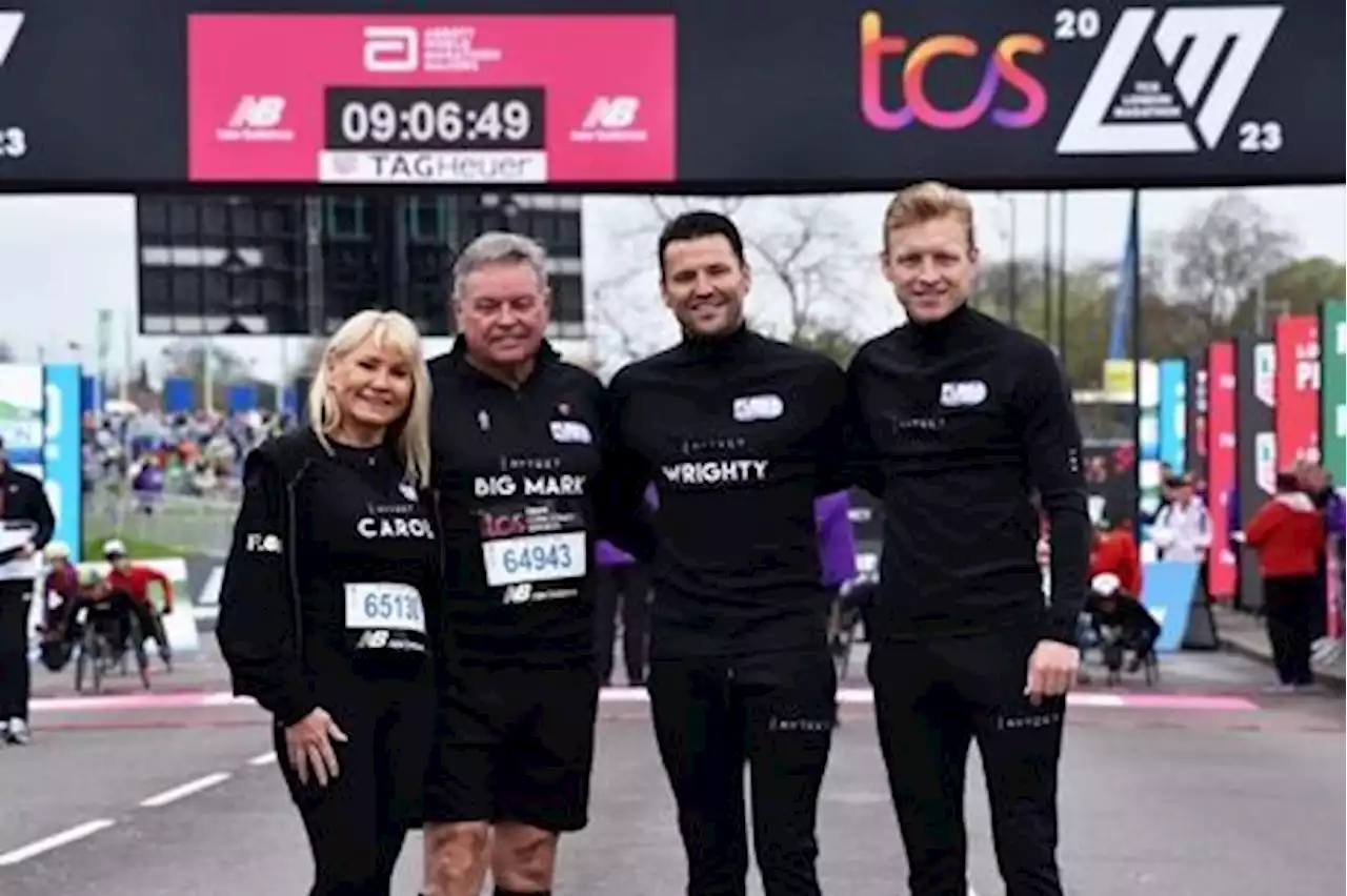 Mark Wright joins EastEnders cast as they take on gruelling London Marathon