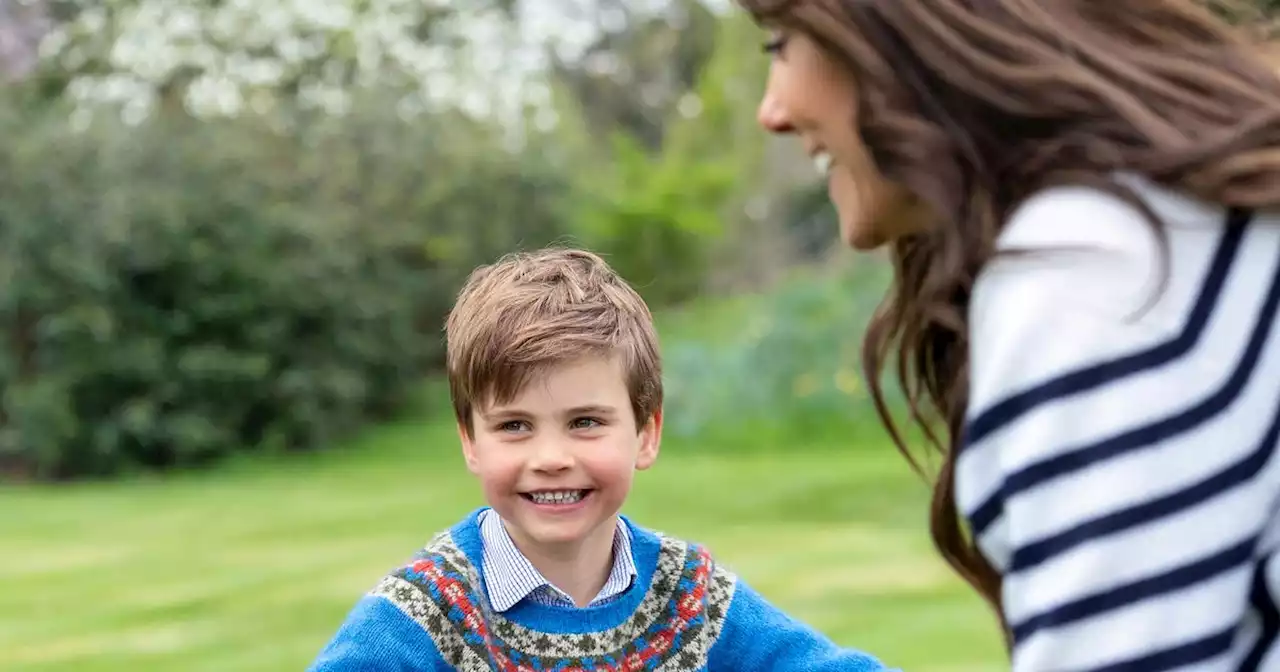 Prince Louis giggles with mum Kate in sweet new pic as young royal turns 5