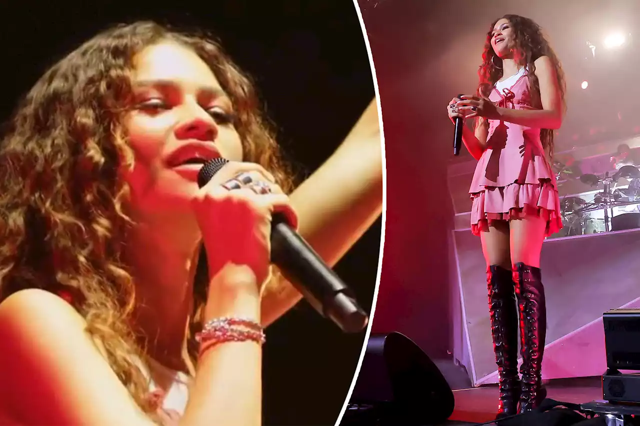 Zendaya makes first musical appearance in over 7 years at Coachella