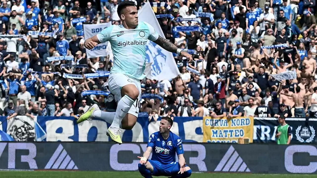 Lindo gol de Lautaro Martínez en el triunfo de Inter sobre Empoli | El conjunto milanés volvió a ganar después de seis partidos