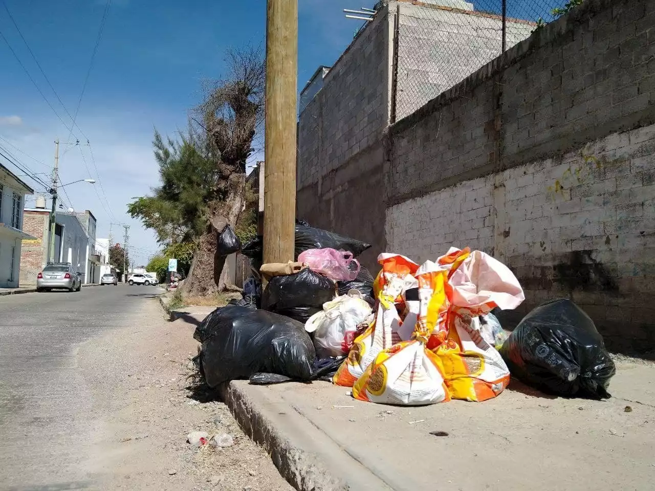 Vecinos de Purísima sacan basura sin importar horario de recolección