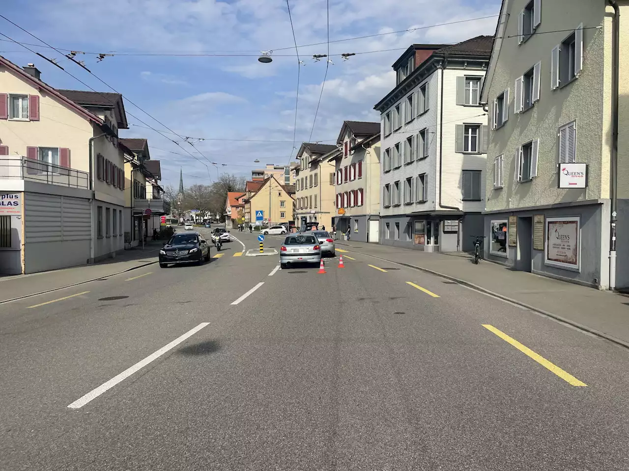 Stadt St.Gallen SG: Auffahrkollision zwischen zwei Personenwagen