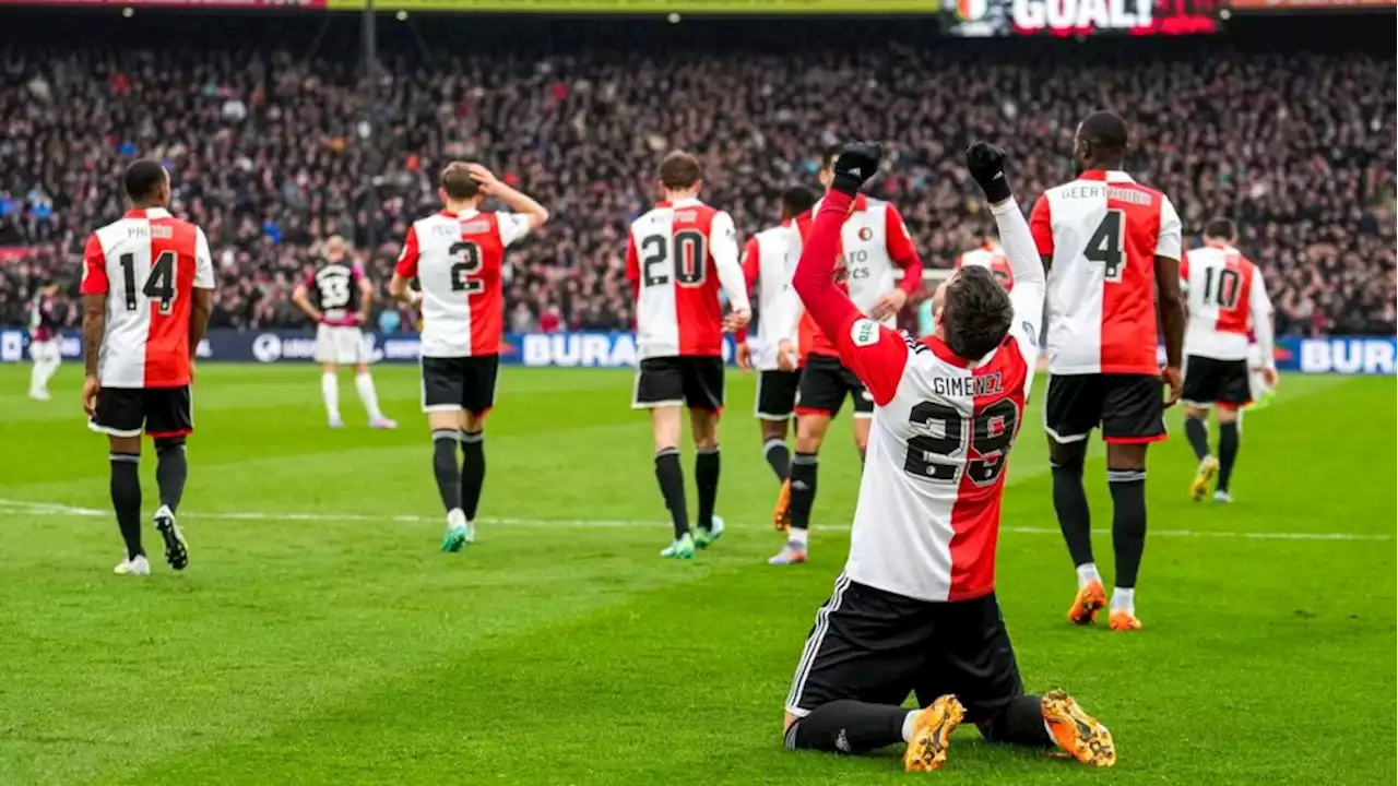 ¡Con gol de Santi Giménez el Feyenoord le gana al Utrecht!