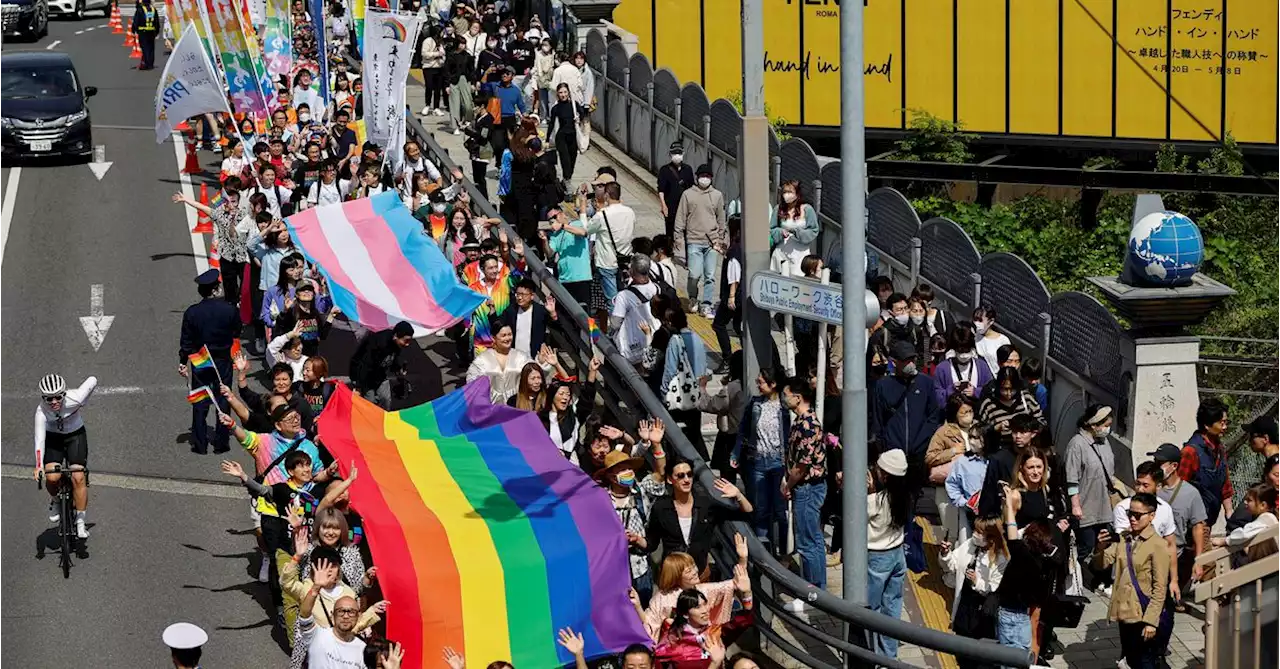 Japanese fete LGBTQ progress, demand marriage rights as G7 summit looms