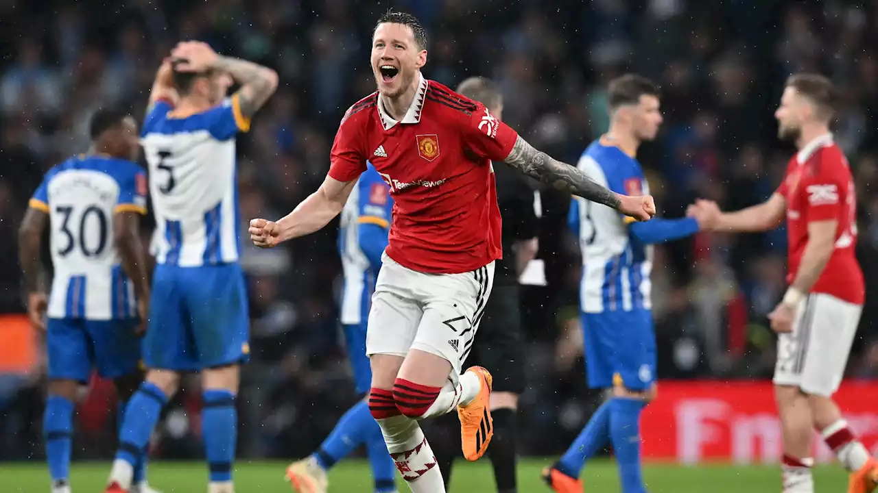 FA Cup: Manchester United sort Brighton au bout du suspense et rejoint Manchester City en finale