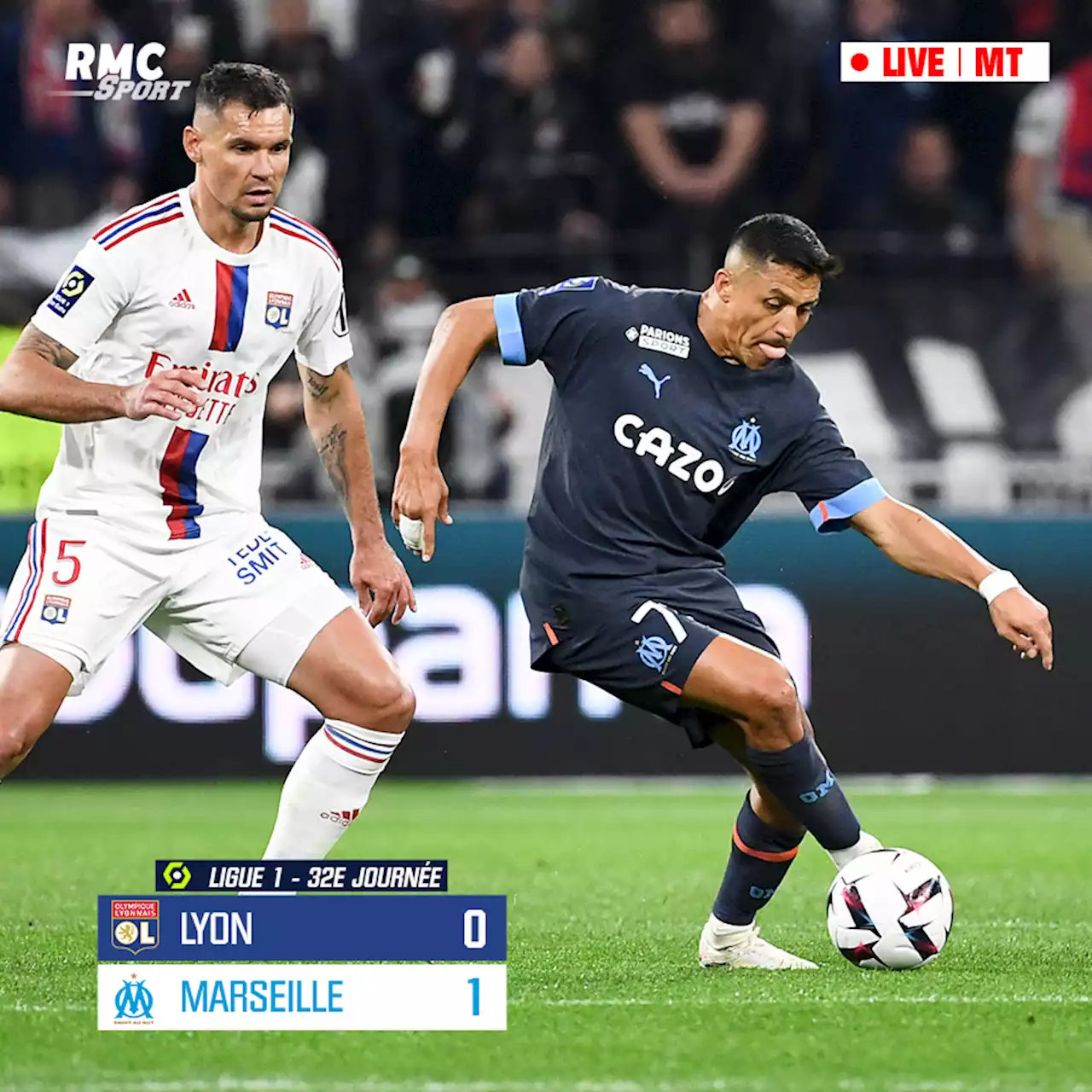 EN DIRECT - OL-OM: Marseille a pris l'avantage au meilleur moment, les Gones doivent réagir